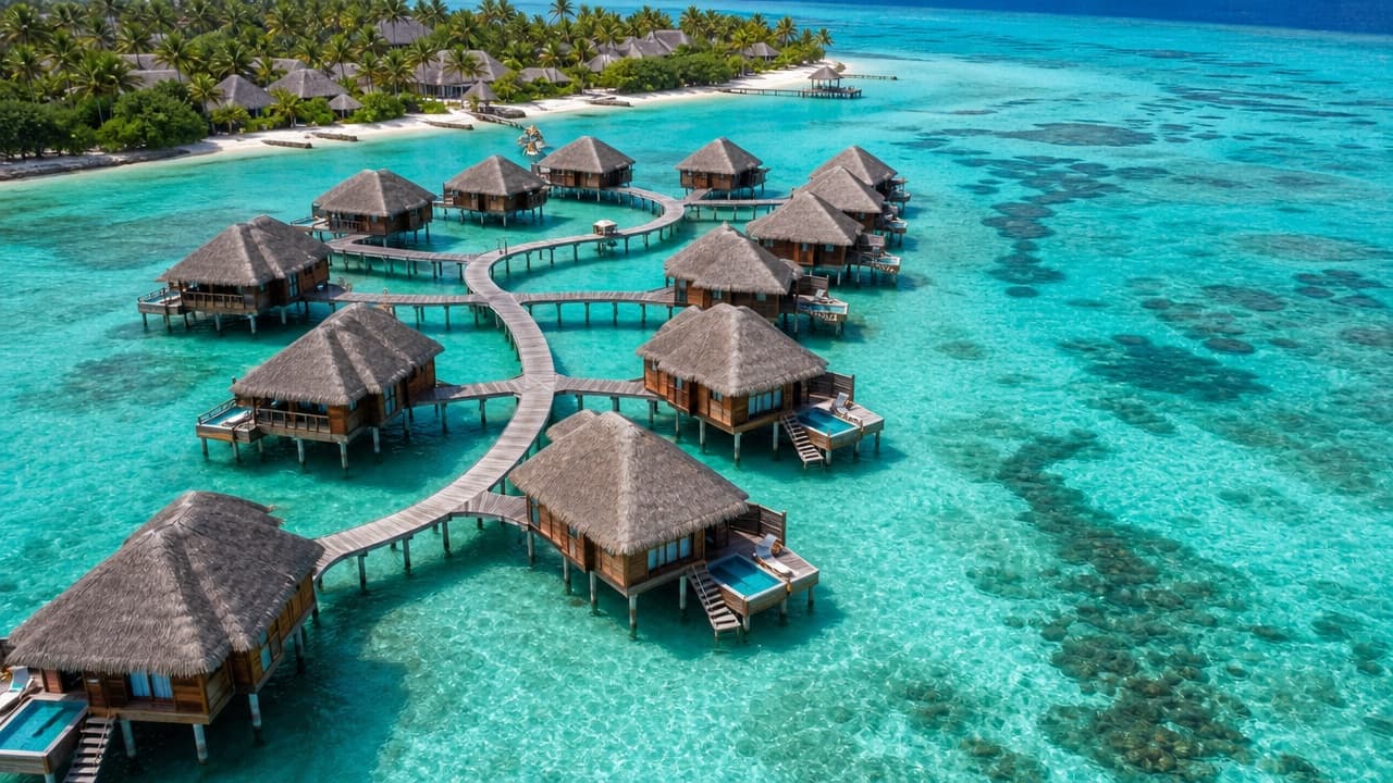 Maldives — Overwater villas and a house reef, with almost nothing else on the itinerary by design