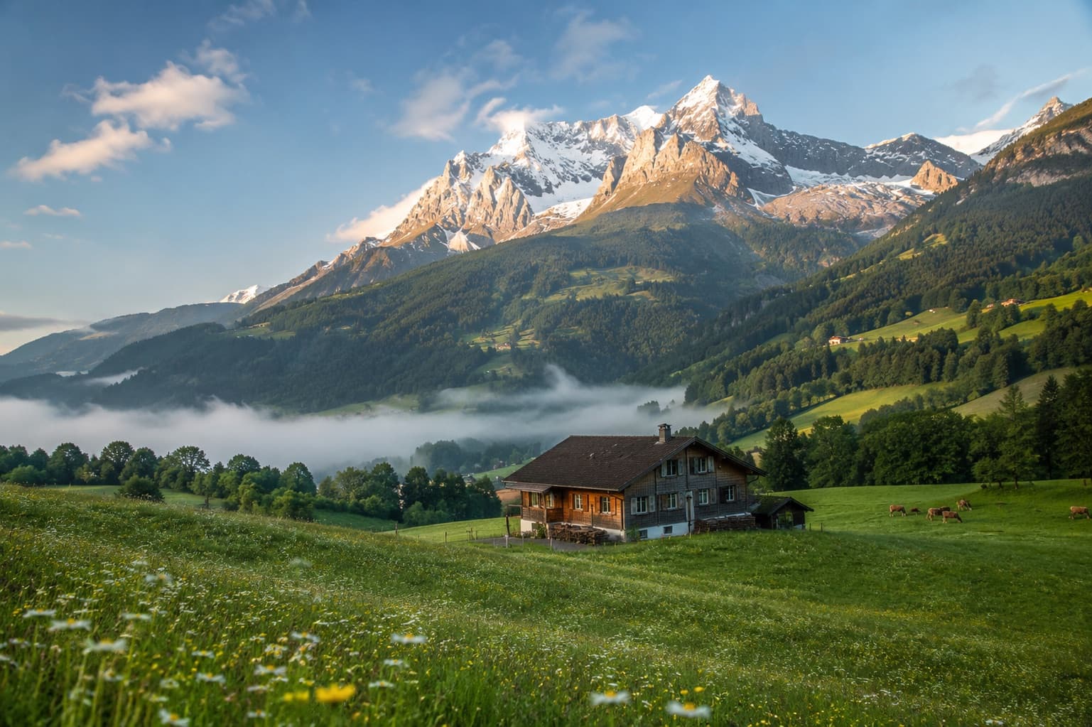 Switzerland — Valleys that quiet you, and trains that run to the second.